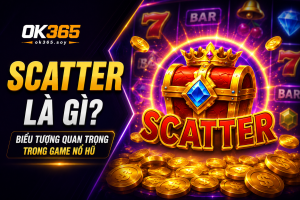 Scatter là biểu tượng xuất hiện phổ biến trong các trò chơi nổ hũ hiện đại.