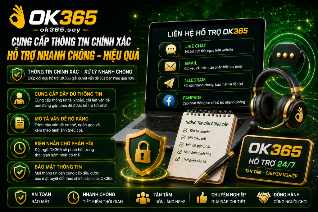 Cung cấp thông tin chính xác giúp quá trình hỗ trợ diễn ra nhanh hơn.